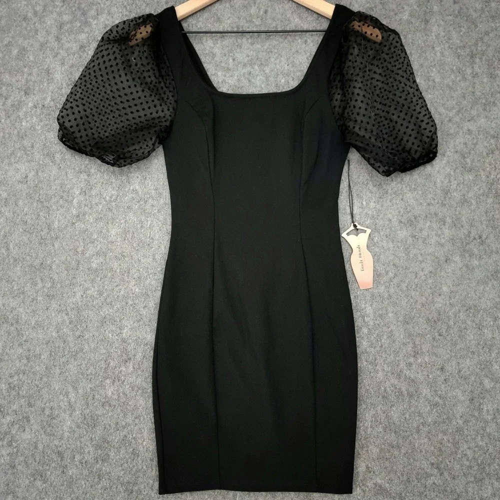 haute monde black dress leather mini / SMALL on style Sassy Black Lace Dress by